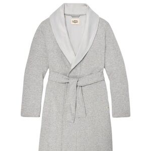 UGG Seal Heather Duffield Fleece Wrap Robe